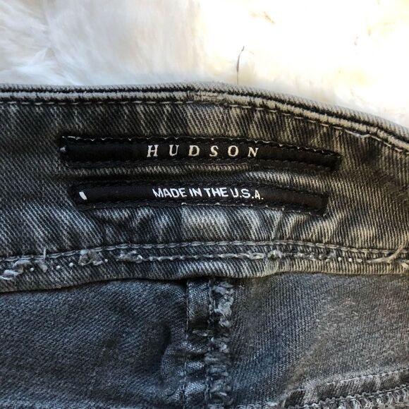 Hudson Flap Pocket Distressed Skinny Ankle Jeans - Women’s 27 - Picture 8 of 11